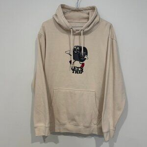 Sturniolo Triplets Lets Trip Official Merch Pullover Hoodie Ivory Size M